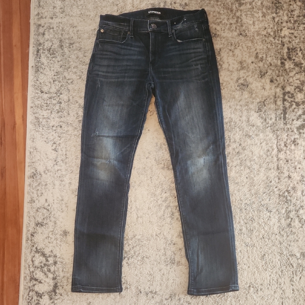 Express Women's Distressed Slim Jeans